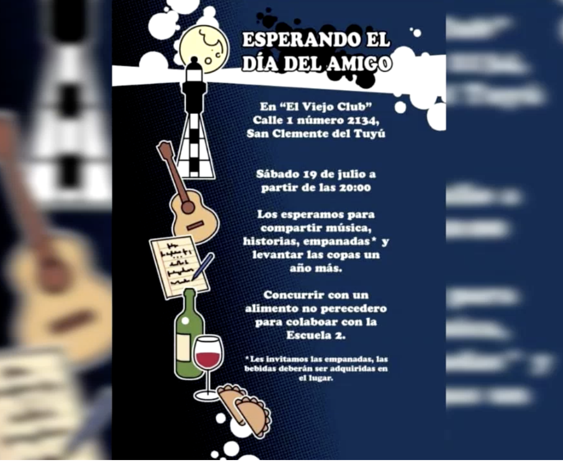 Festejo del Día del Amigo en «El Viejo Club» de San Clemente